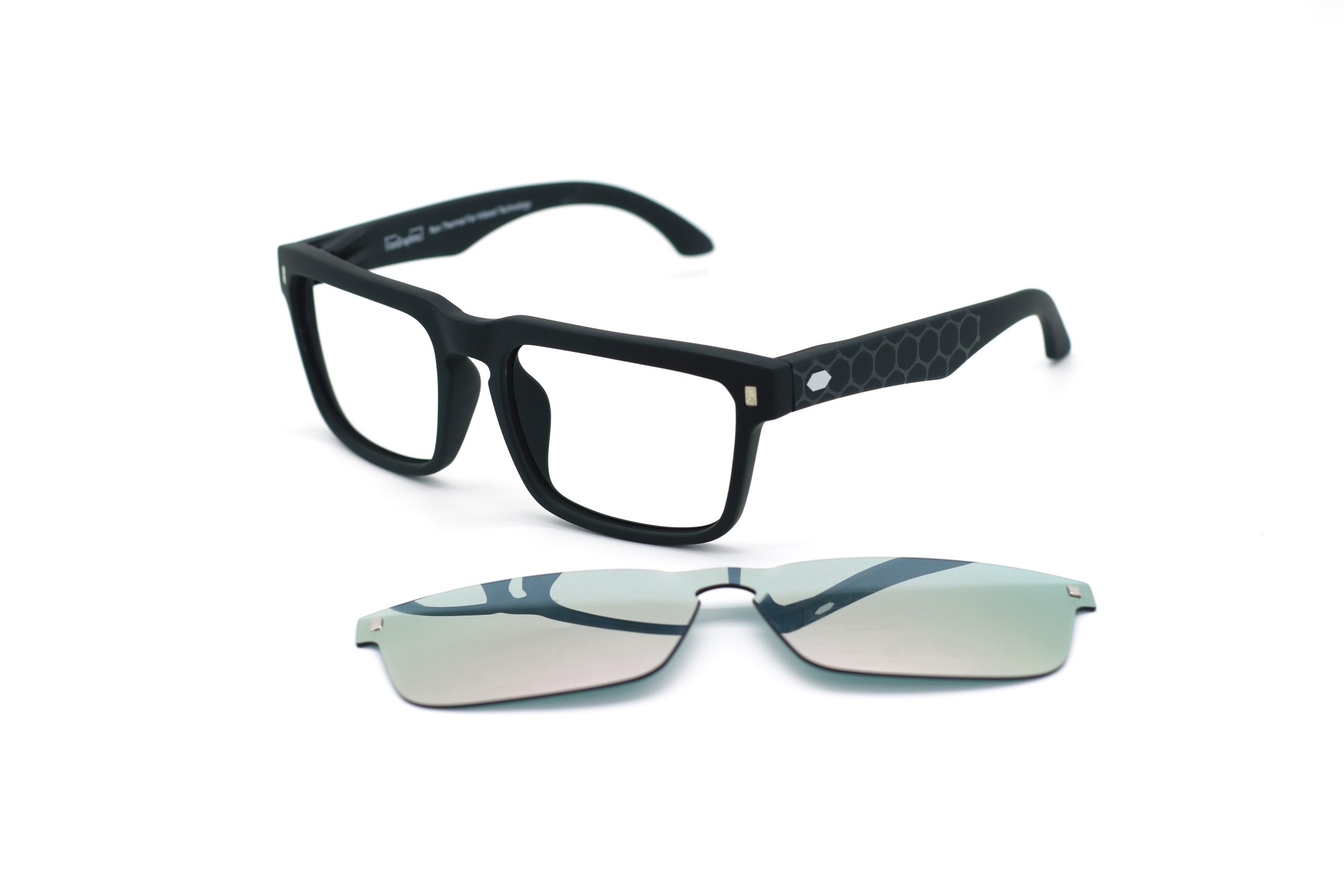 TF009M-C03 O4i 磁吸遠紅外線太陽眼鏡(沙黑)